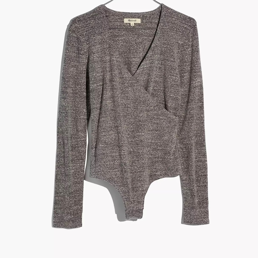 Madewell wrap thong body suit